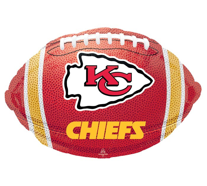 17-Inch NFL Kansas City Chiefs Balloon – Available for delivery in Atlanta or pickup in Sandy Springs