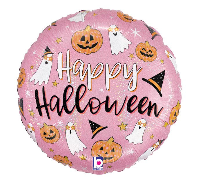 18-Inch Halloween Disco Glitter Balloon – Available for delivery in Atlanta or pickup in Sandy Springs