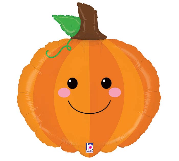 21-Inch Produce Pal Pumpkin Balloon – Available for delivery in Atlanta or pickup in Sandy Springs