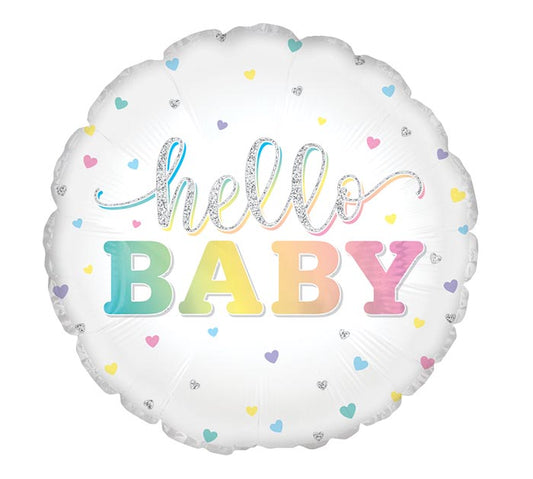 17" Hello Baby Balloon