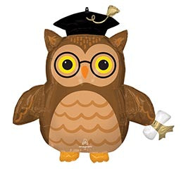 30" Graduate Owl Balloon
