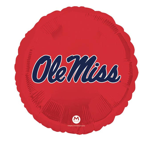 18" Ole Miss Balloon