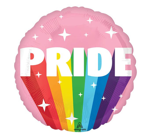 17" Bursts of Pride Balloon