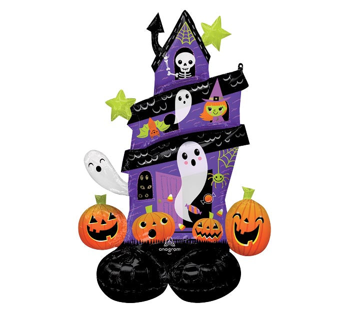 50-Inch Airloonz Haunted House Balloon – Available for delivery in Atlanta or pickup in Sandy Springs