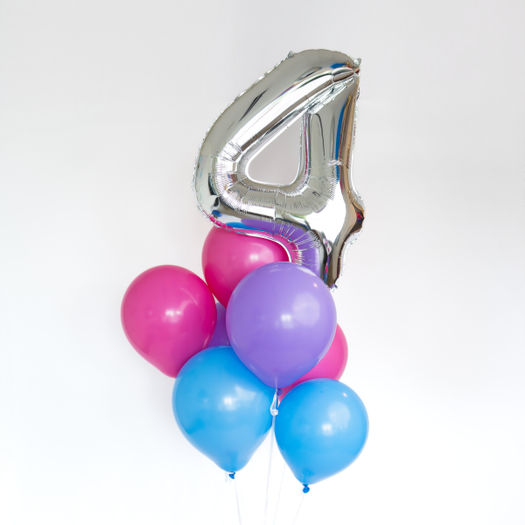 Grand Number Balloon Bouquet