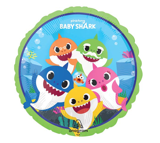17-Inch Baby Shark Balloon – Available for delivery in Atlanta or pickup in Sandy Springs