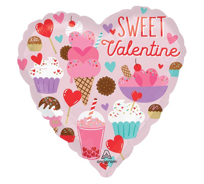 17" Valentine's Day Sweet Hearts Balloon – Available for delivery in Atlanta or pickup in Sandy Springs