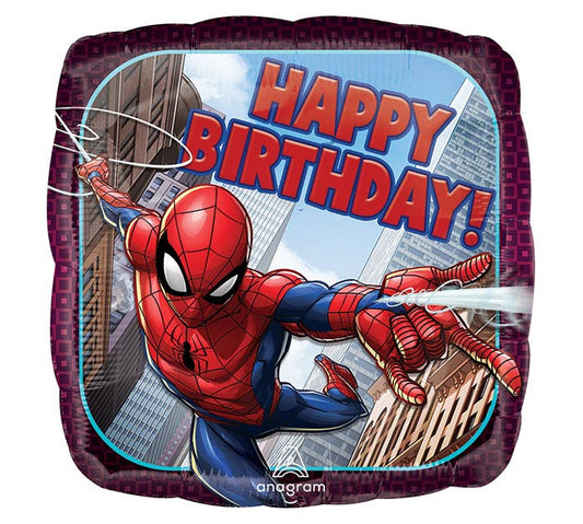 17" Spiderman Birthday Balloon