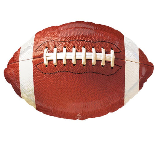 18-Inch Football Balloon – Available for delivery in Atlanta or pickup in Sandy Springs