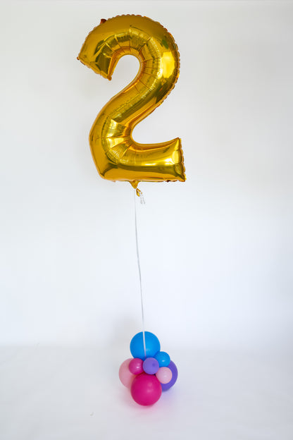34" Mylar Number Balloon