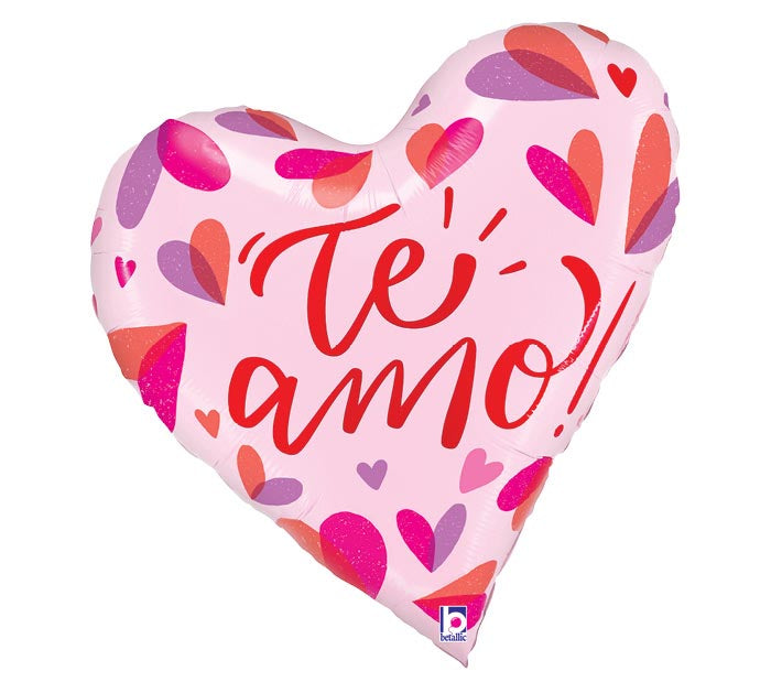 28" Te Amo Heart Balloon – Available for delivery in Atlanta or pickup in Sandy Springs