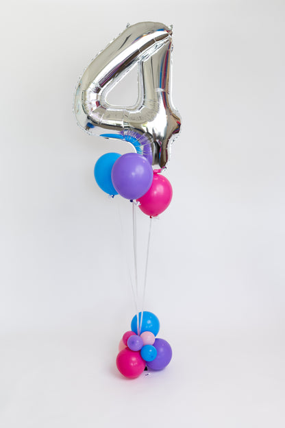 Pop Number Balloon Bouquet