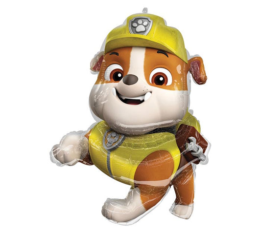 32" Rubble Paw Patrol Balloon