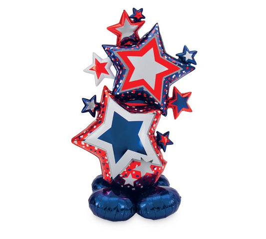 59" Patriotic Self-Standing Star Balloon