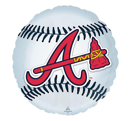 18" MLB Atlanta Braves Balloon