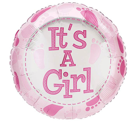 17" It's a Girl Balloon