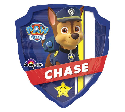 27" Chase & Marshall Badge Paw Patrol Balloon