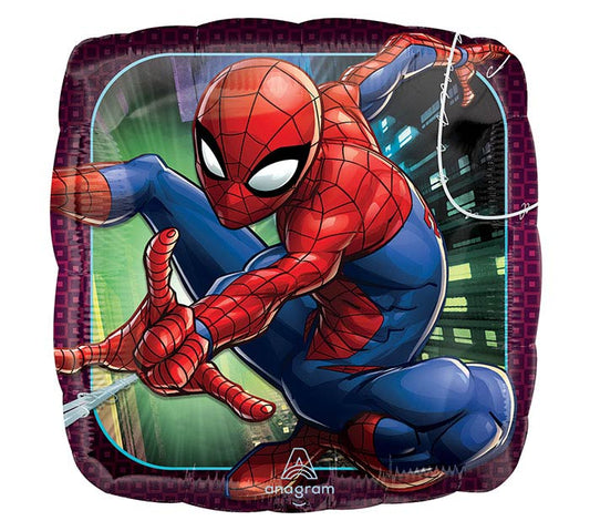 17" Spiderman Square Balloon