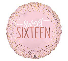 17" Sweet Sixteen Balloon