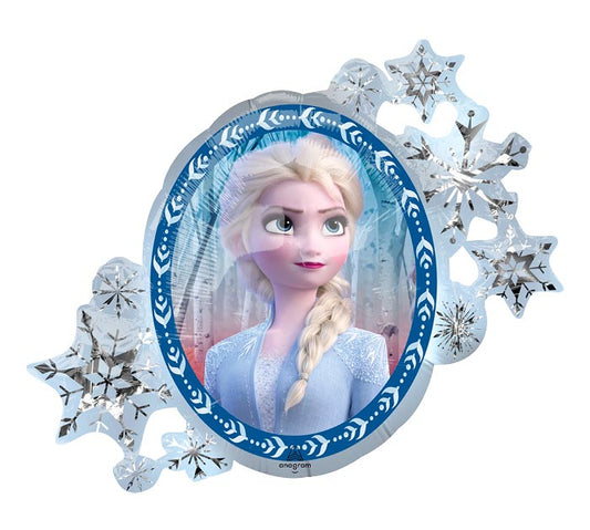 30" Frozen Elsa & Anna 2-Sided Balloon