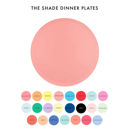 Shades Dessert Plates - 23 Color Options