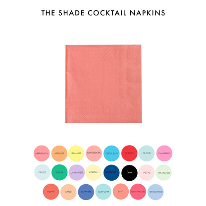 Shades Cocktail Napkins - 23 Color Option